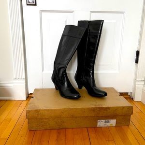 Garnet Hill/Born Mallory black boots - worn once